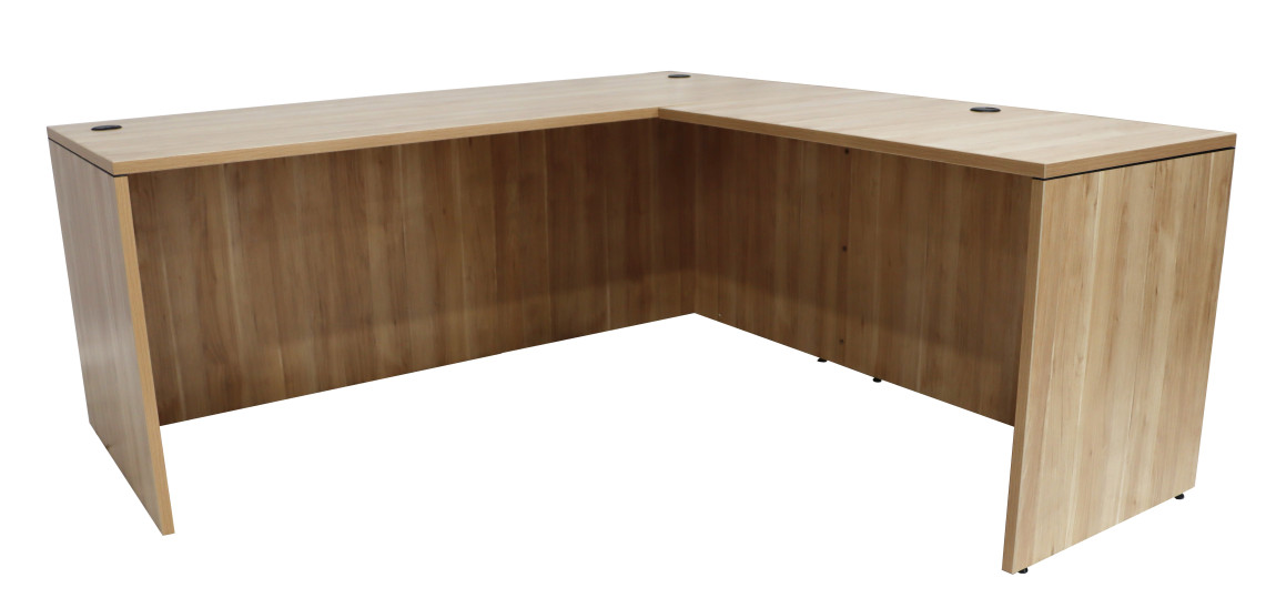 Classic Laminate L-Shaped Desk Shell Classic Laminate L-Shaped Desk Shell